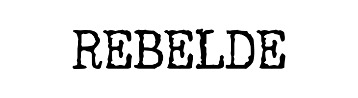 REBELDE Underwood Champion Font