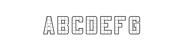 3x5-Outline  Free Fonts Download