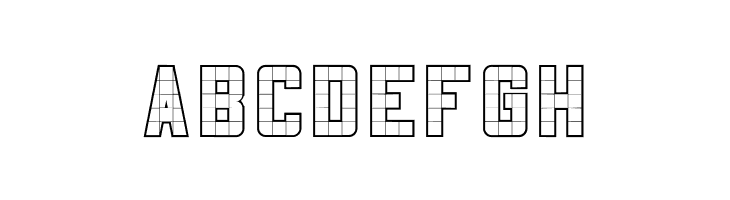 3x5-Outline  Free Fonts Download