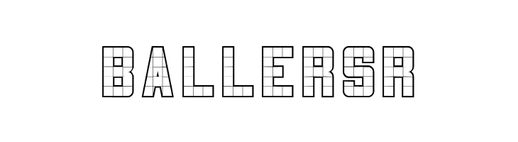 3x5-Outline  Free Fonts Download