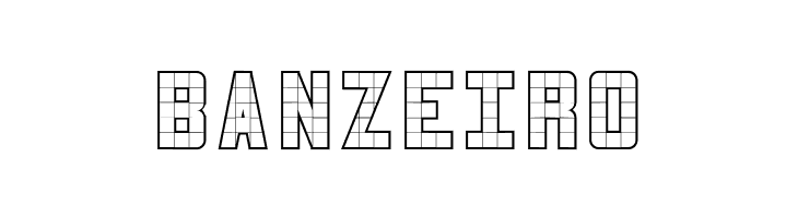 3x5-Outline  Free Fonts Download