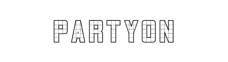 3x5-Outline  Free Fonts Download