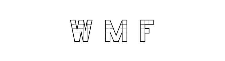 3x5-Outline  Free Fonts Download