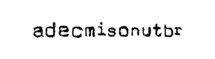 Cholo Sperry Rand R20 Micro  Free Fonts Download