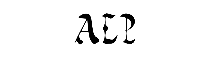 Vatican Rough Letters, 8th c.  Free Fonts Download