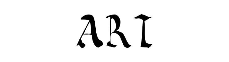 Vatican Rough Letters, 8th c.  Free Fonts Download