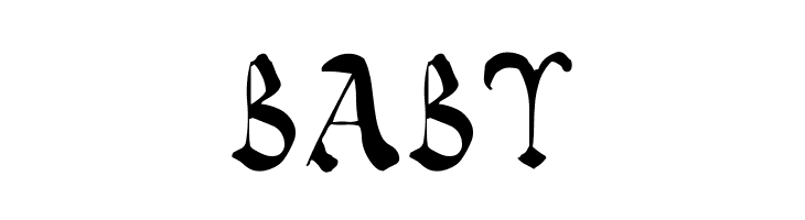 Vatican Rough Letters, 8th c.  Free Fonts Download