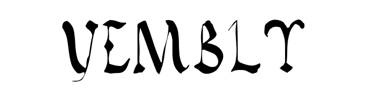 Vatican Rough Letters, 8th c.  Free Fonts Download