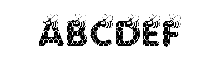 SAVE THE HONEYBEE  Free Fonts Download