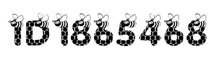 SAVE THE HONEYBEE  Free Fonts Download