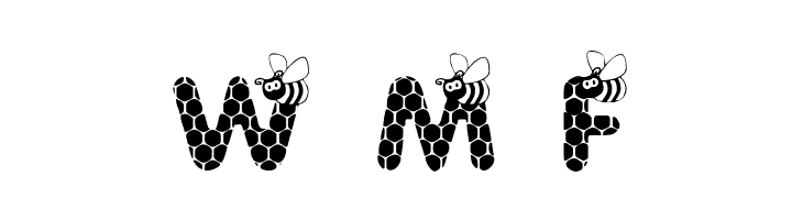 SAVE THE HONEYBEE  Free Fonts Download