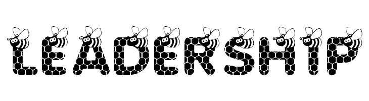 SAVE THE HONEYBEE  Free Fonts Download