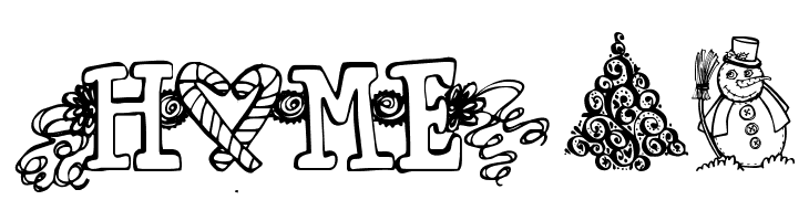 Janda Christmas Doodles  Free Fonts Download