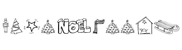 Janda Christmas Doodles  Free Fonts Download