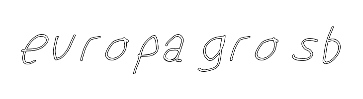 SuplexDriver Regular Oblique Outline  Free Fonts Download