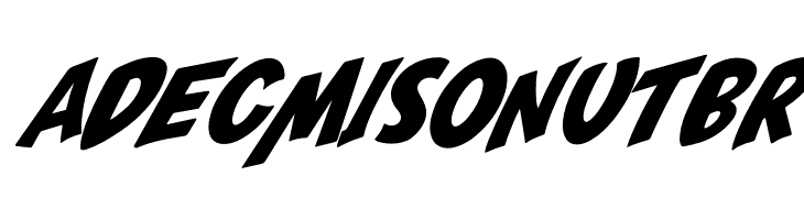 Monsterize Italic  Free Fonts Download