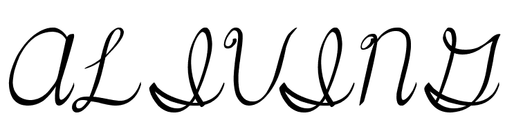 5th Grade Cursive  Free Fonts Download
