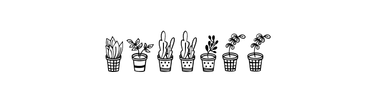 Home Plants  Free Fonts Download