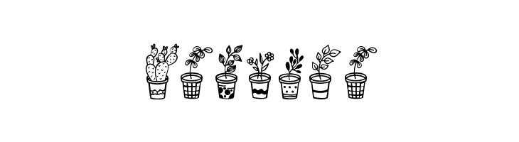 Home Plants  Free Fonts Download