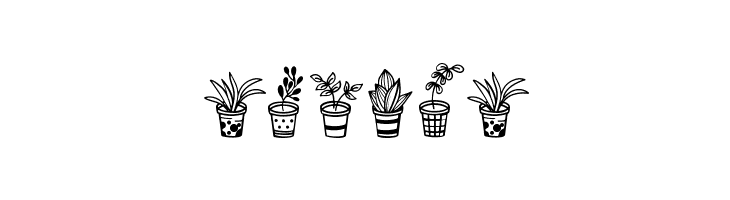 Home Plants  Free Fonts Download
