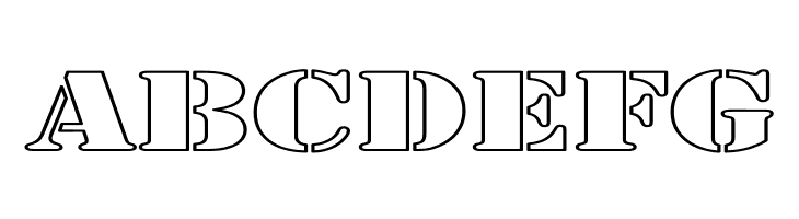 Army Hollow Expanded  Free Fonts Download