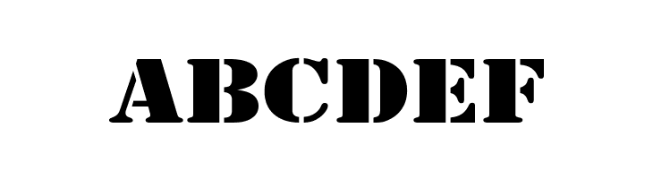 Army Wide  Free Fonts Download