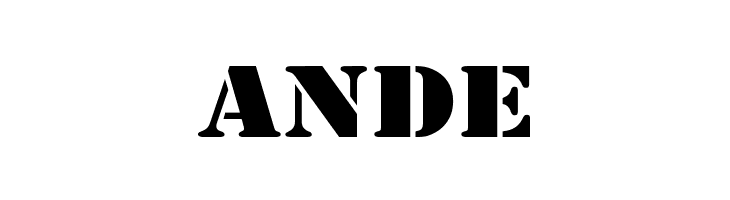 Army Wide  Free Fonts Download