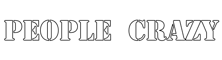 Army Hollow  Free Fonts Download