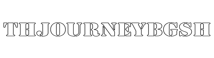 Army Hollow Wide  Free Fonts Download