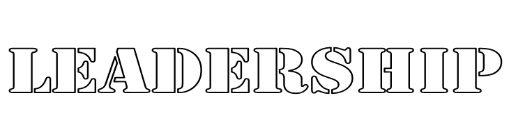 Army Hollow Wide  Free Fonts Download