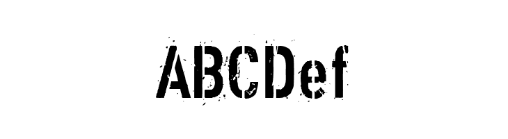 XXII DIRTY-ARMY  Free Fonts Download