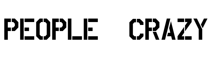 USAAF_Stencil  Free Fonts Download