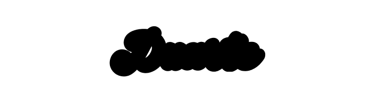 Handy Script Extrude  Free Fonts Download