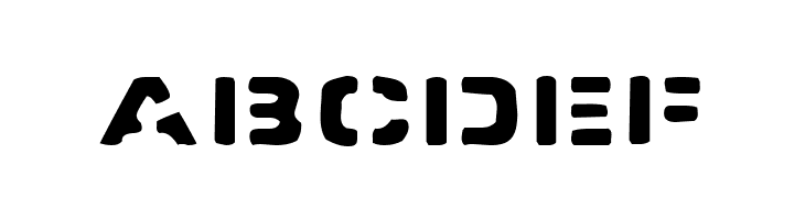 Spacedock Stencil  Free Fonts Download