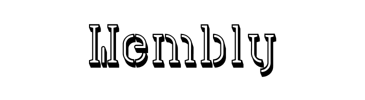 HVD Spencils Block  Free Fonts Download