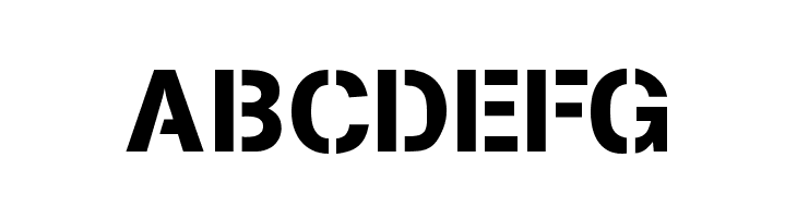 Stencilia-A  Free Fonts Download