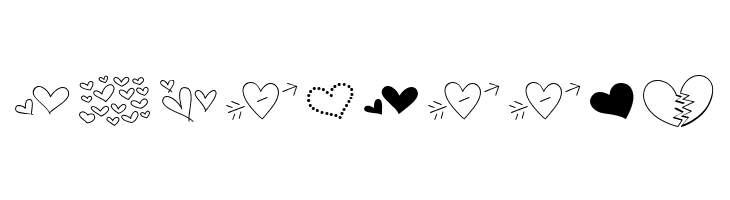 MTFHeartDoodlePro  Free Fonts Download
