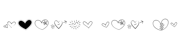MTFHeartDoodlePro  Free Fonts Download