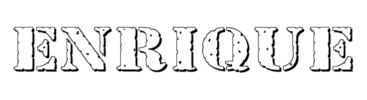 Bundy Yellow HollowShadowed  Free Fonts Download