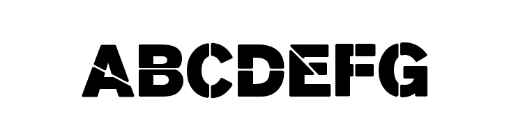 MKStencilsansBlack  Free Fonts Download