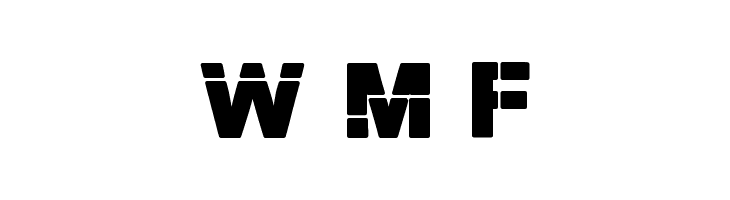 MKStencilsansBlack  Free Fonts Download