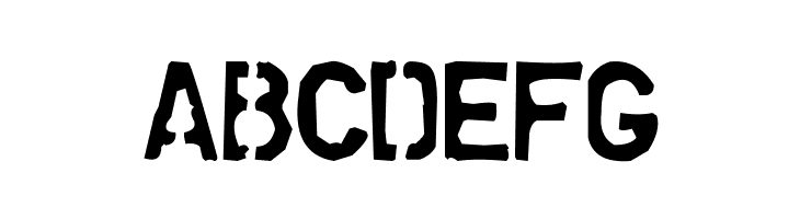 Dollar Store Stencil  Free Fonts Download