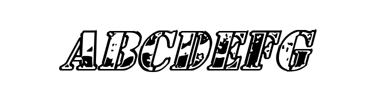 1st Cav Italic  Free Fonts Download