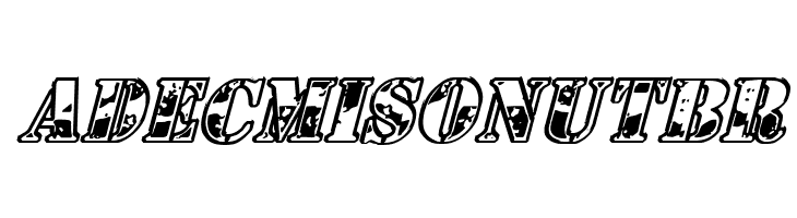 1st Cav Italic  Free Fonts Download