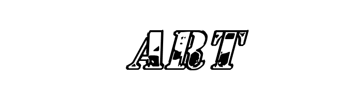 1st Cav Italic  Free Fonts Download