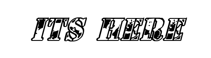 1st Cav Italic  Free Fonts Download