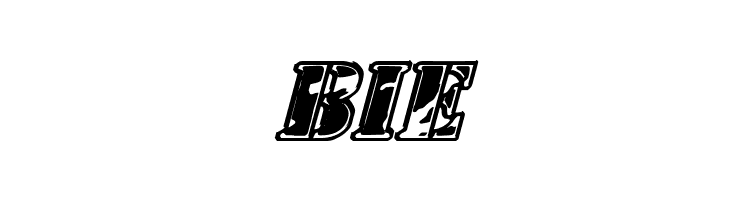 1st Cav II Italic  Free Fonts Download