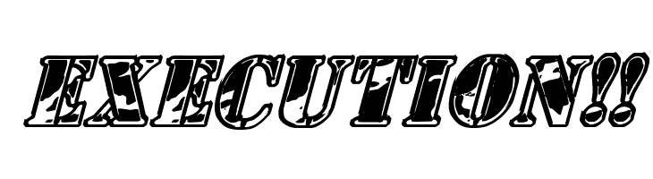 1st Cav II Italic  Free Fonts Download