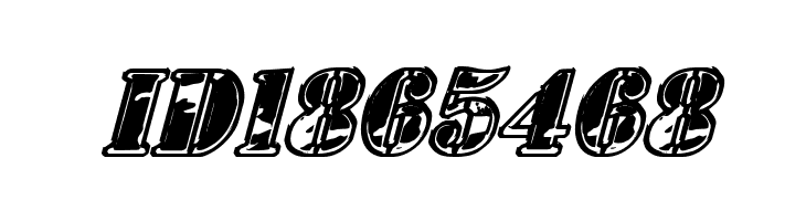 1st Cav II Italic  Free Fonts Download