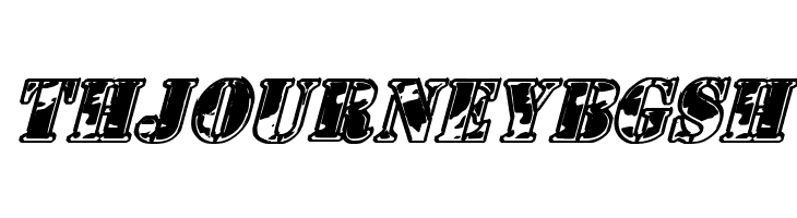 1st Cav II Italic  Free Fonts Download